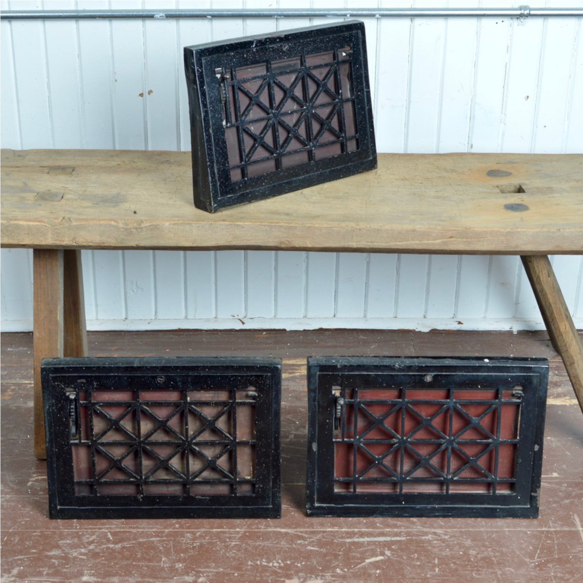 Cast Iron Heat Registers in Arts & Crafts Style - Salvage-Garden