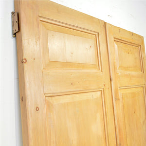 Cerused Pine Double Doors - Salvage-Garden