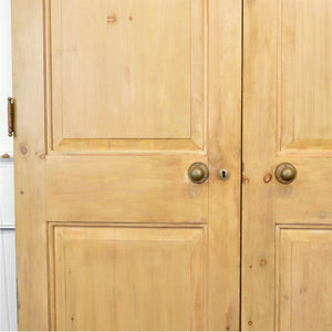 Cerused Pine Double Doors - Salvage-Garden