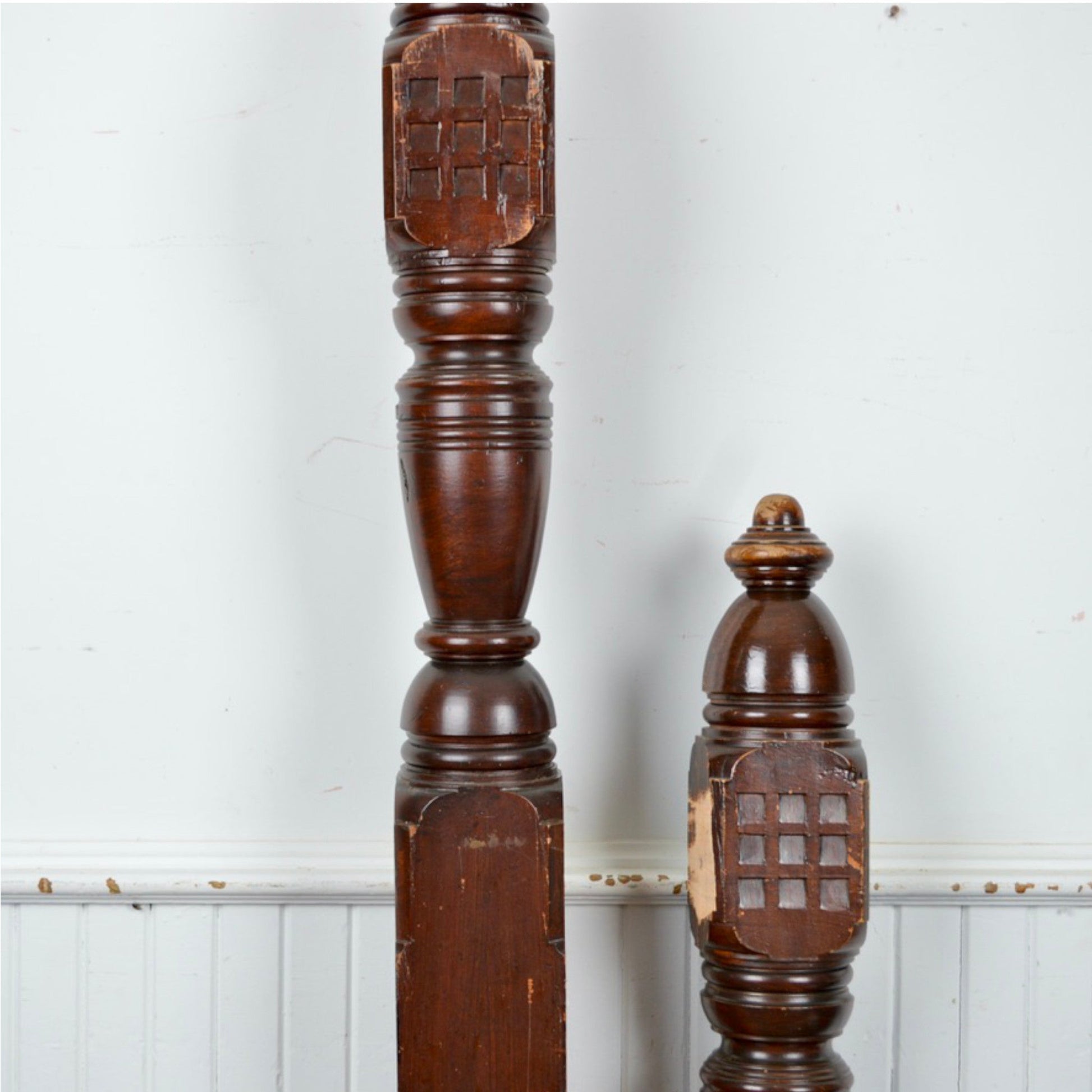 Church Newel Posts - Salvage-Garden