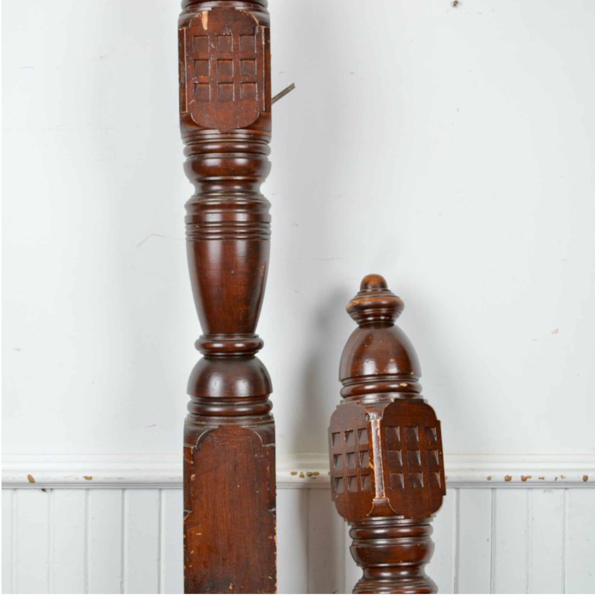 Church Newel Posts - Salvage-Garden