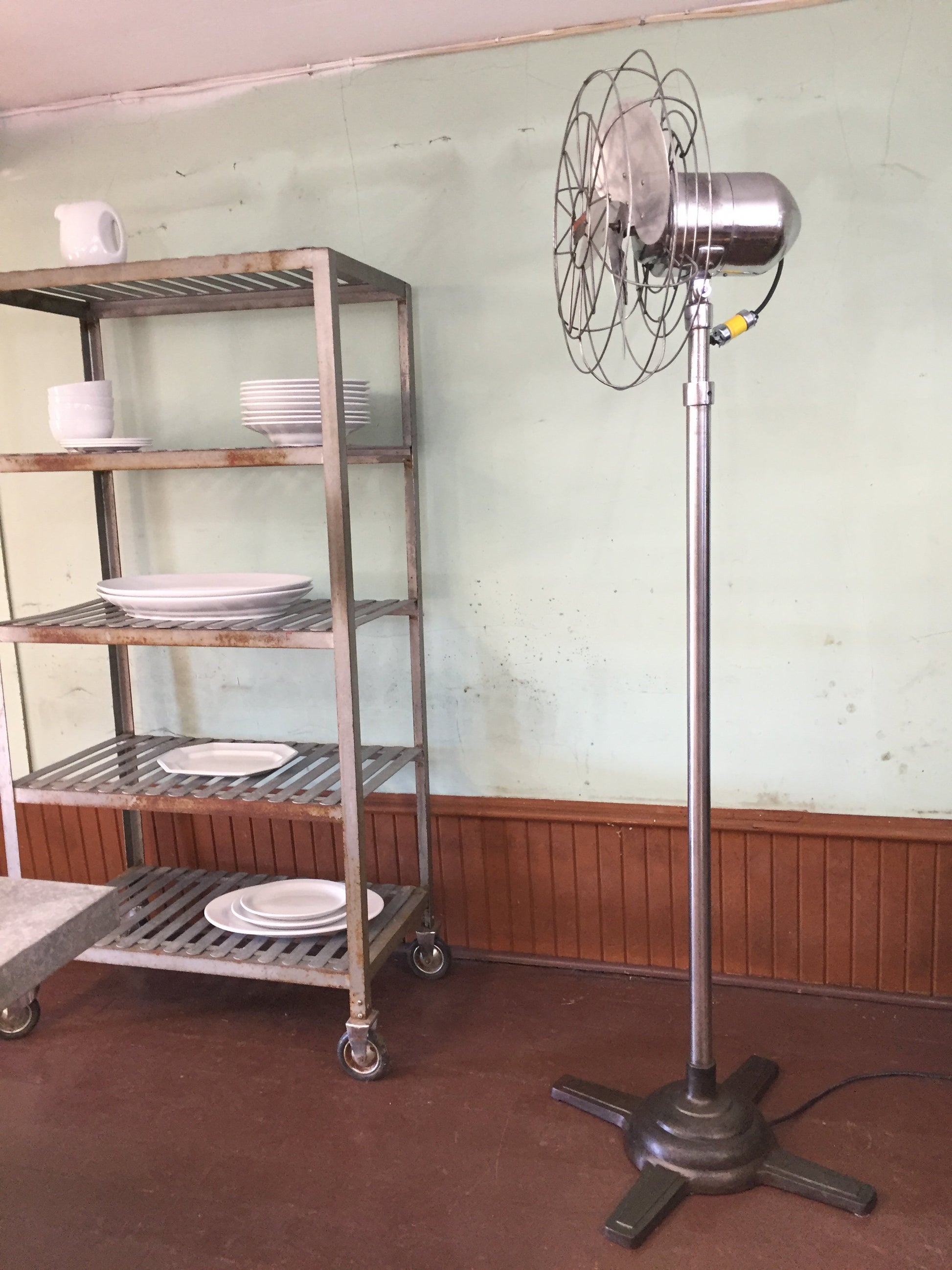 Clyde Industrial Fan c. 1937 Salvage-Garden