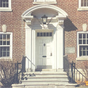 Comstock Nurses Residence Entranceway With Pediment - Salvage-Garden