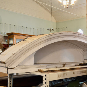 Comstock Nurses Residence Entranceway With Pediment - Salvage-Garden