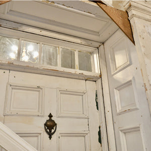 Comstock Nurses Residence Entranceway With Pediment - Salvage-Garden