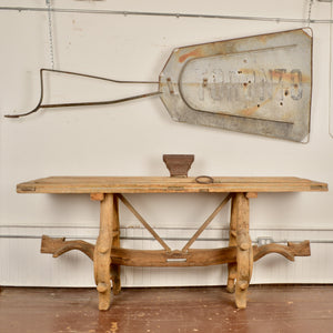 Console Table Made From Salvaged Wood Salvage-Garden