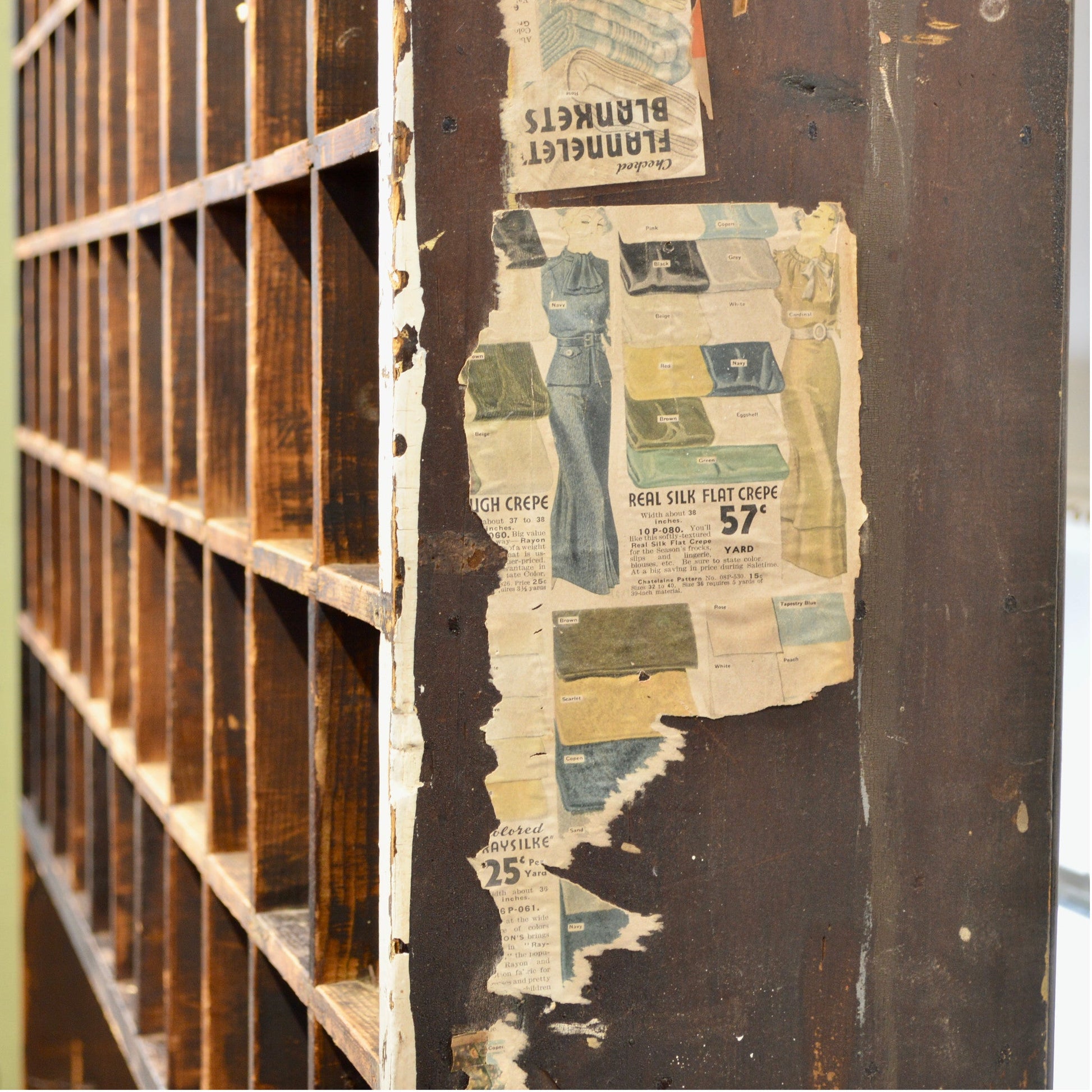 Country Store Post Office Cubby - Salvage-Garden