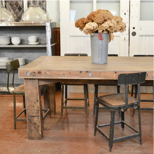 Custom Reclaimed Wood Table - Salvage-Garden