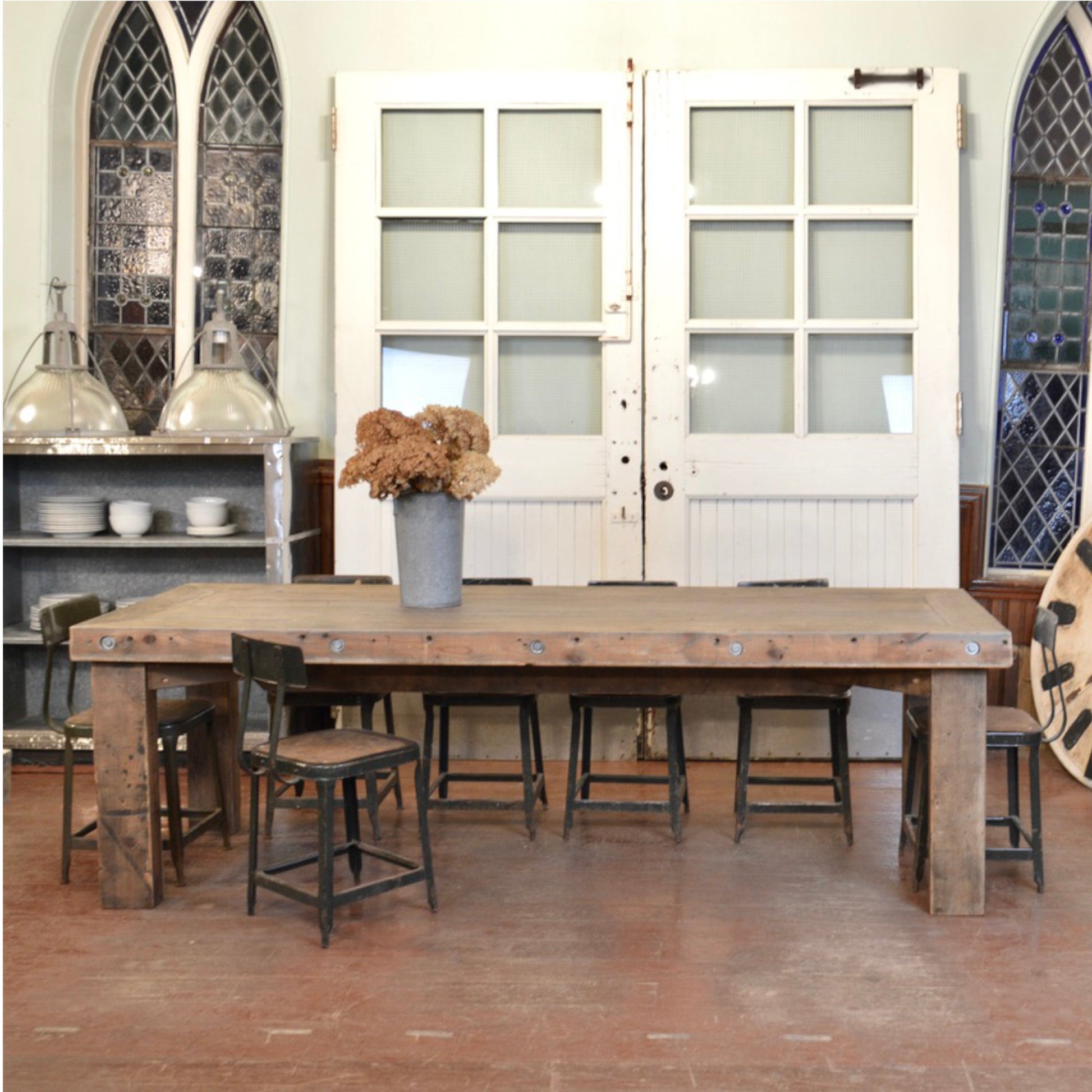 Custom Reclaimed Wood Table - Salvage-Garden