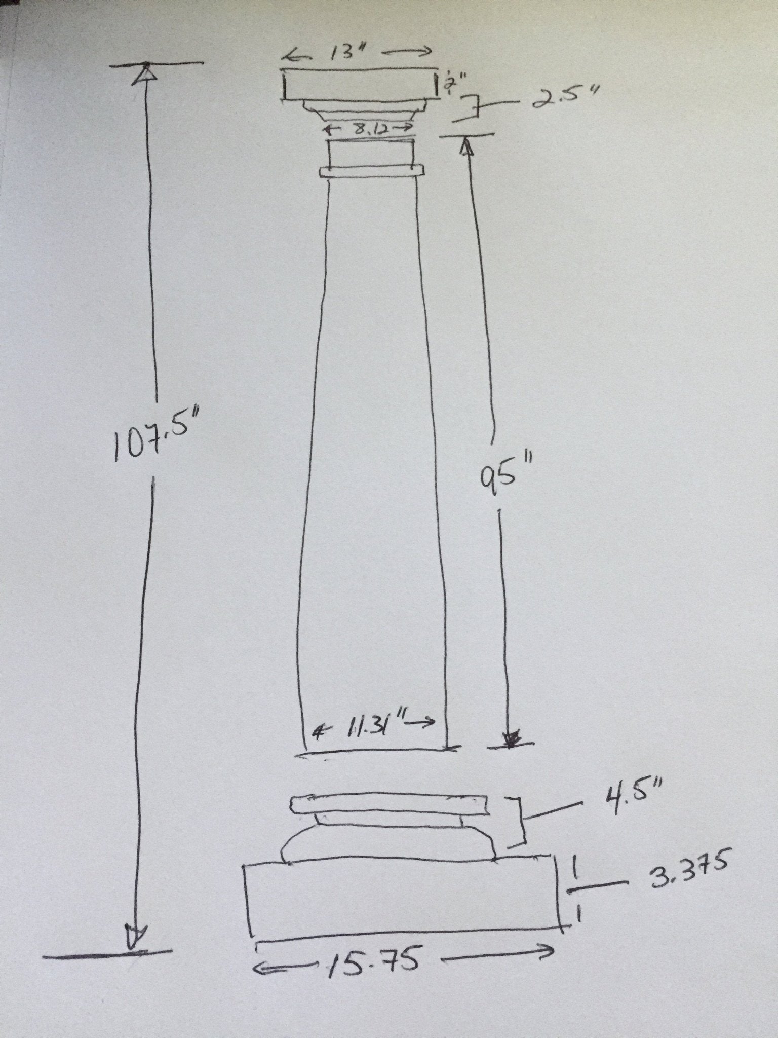 Doric Porch Columns - Salvage-Garden