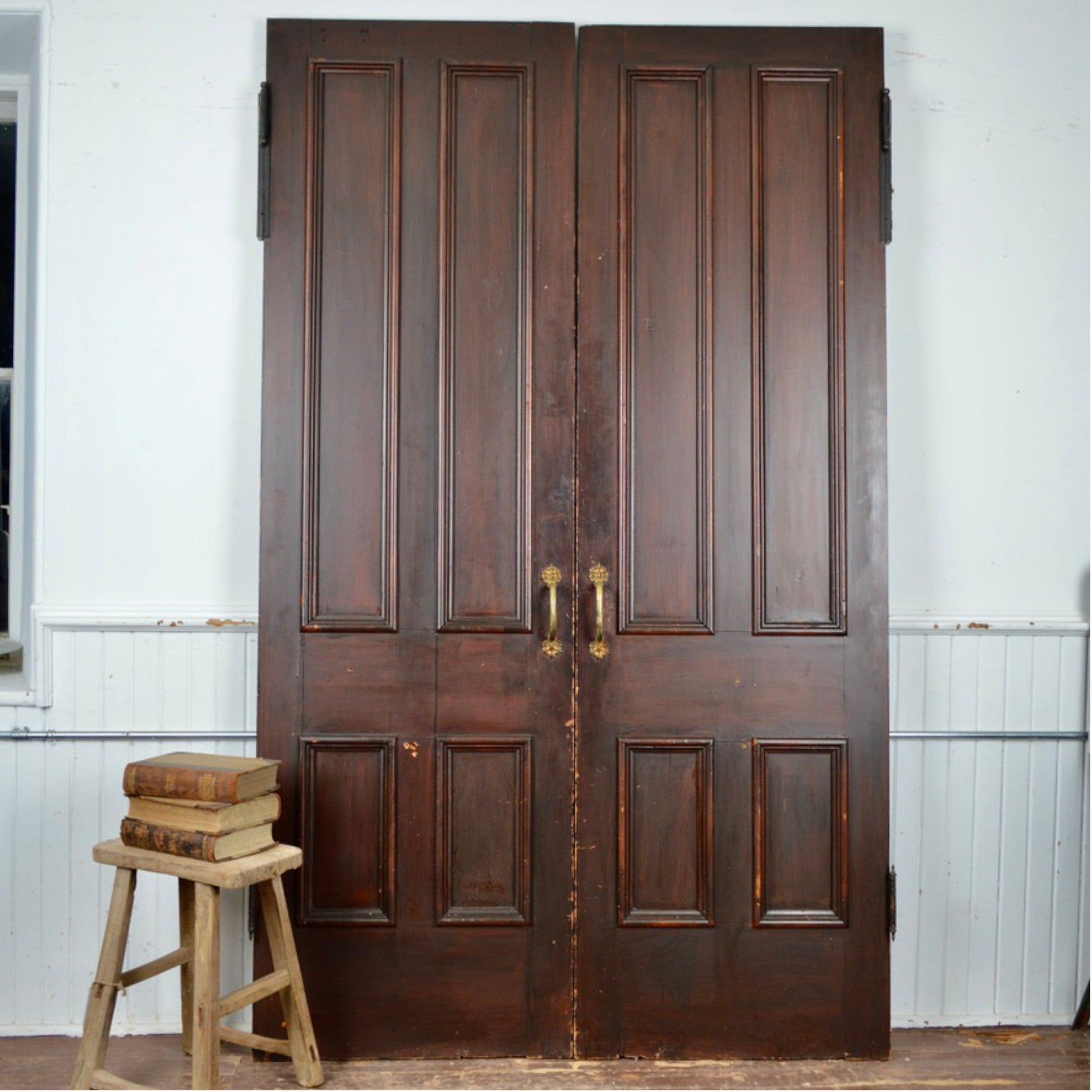 Double Doors from and 1880's Church - Salvage-Garden