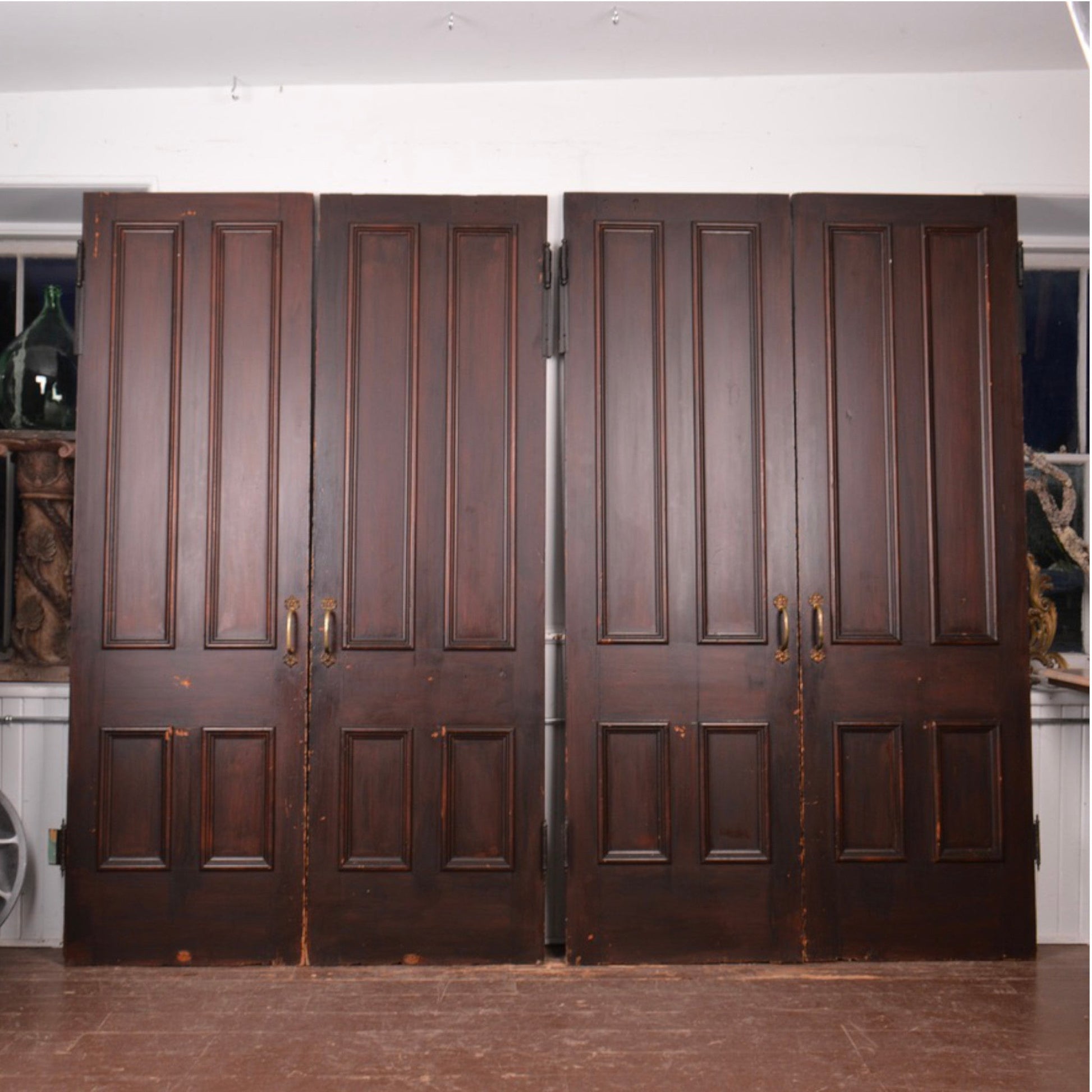 Double Doors from and 1880's Church - Salvage-Garden