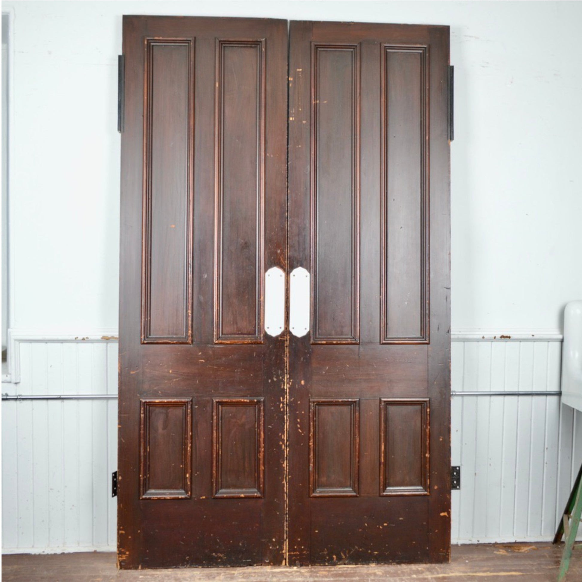 Double Doors from and 1880's Church - Salvage-Garden