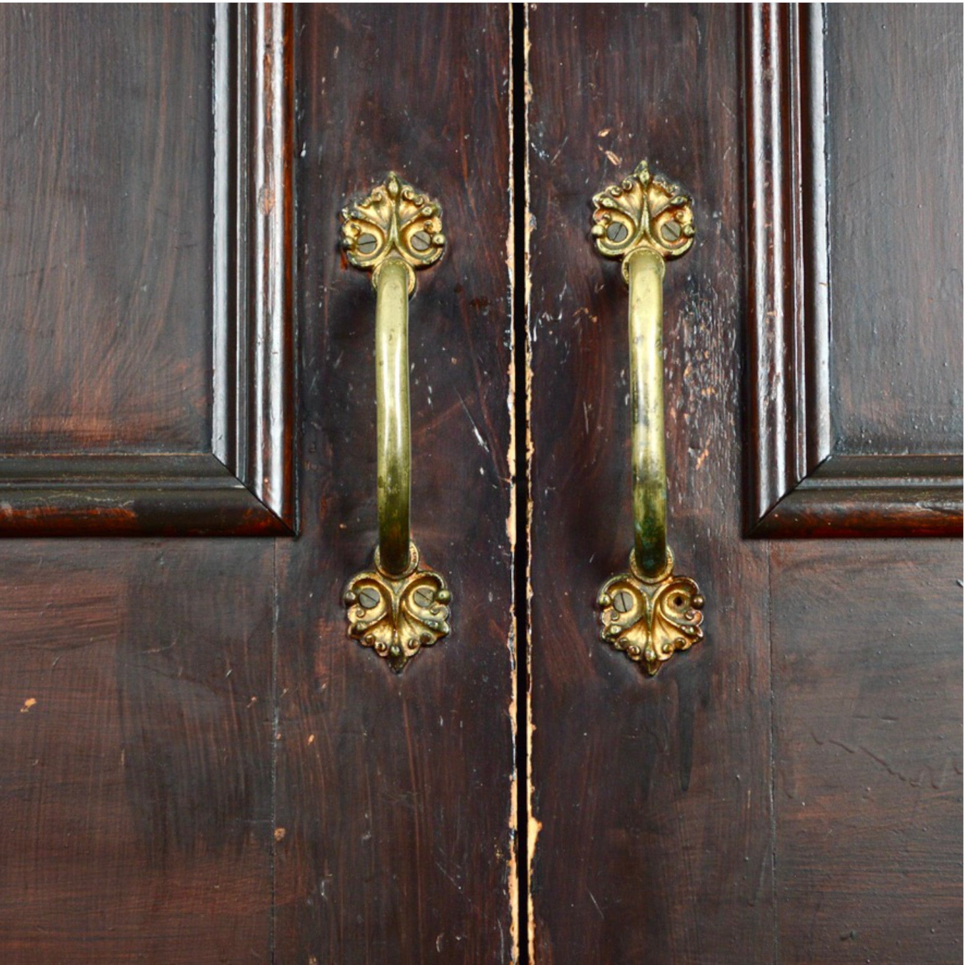 Double Doors from and 1880's Church - Salvage-Garden