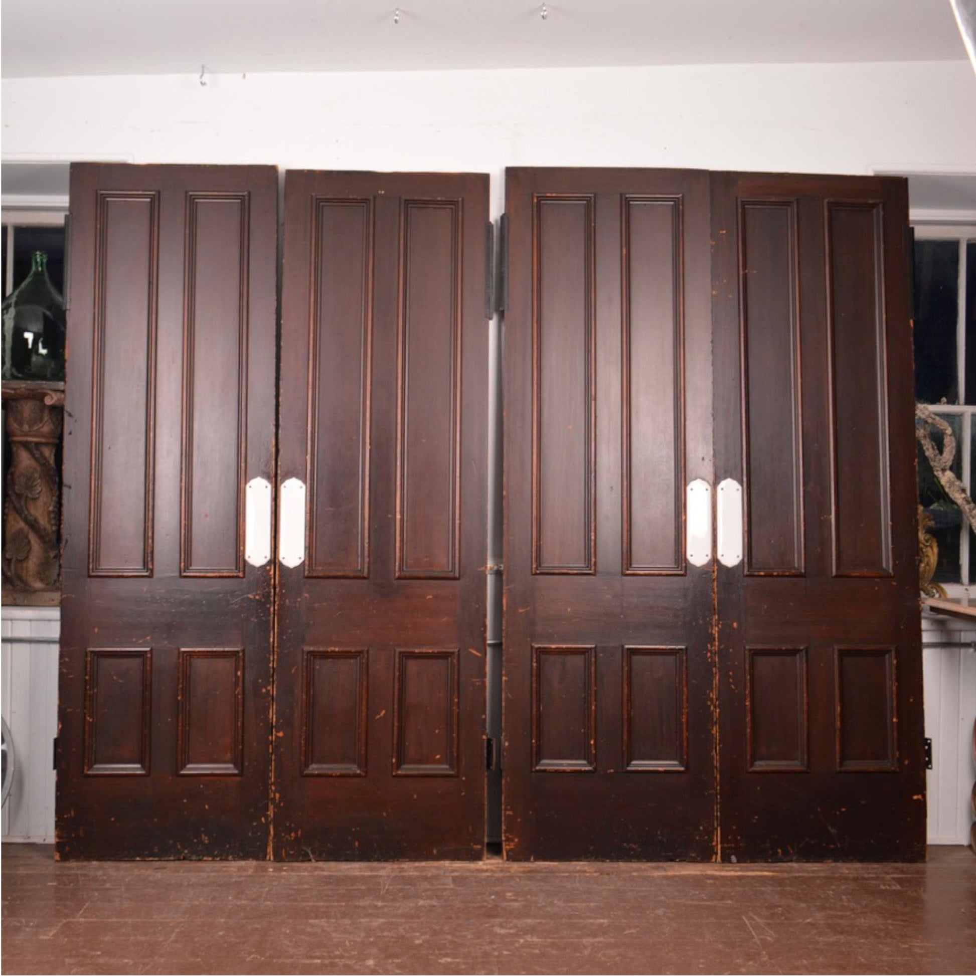 Double Doors from and 1880's Church - Salvage-Garden