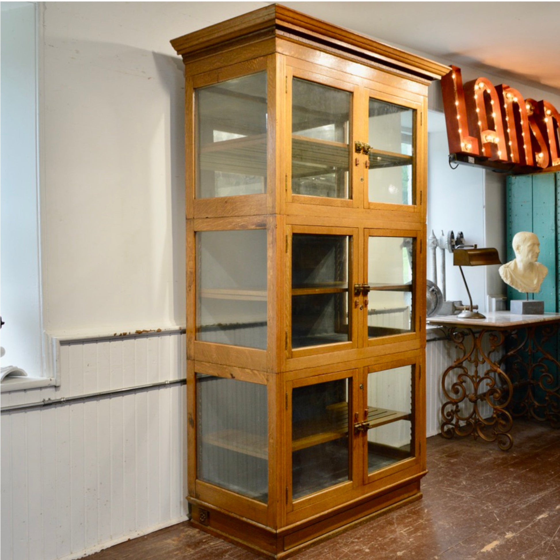 Early 20th Century Shop Humidor - Salvage-Garden