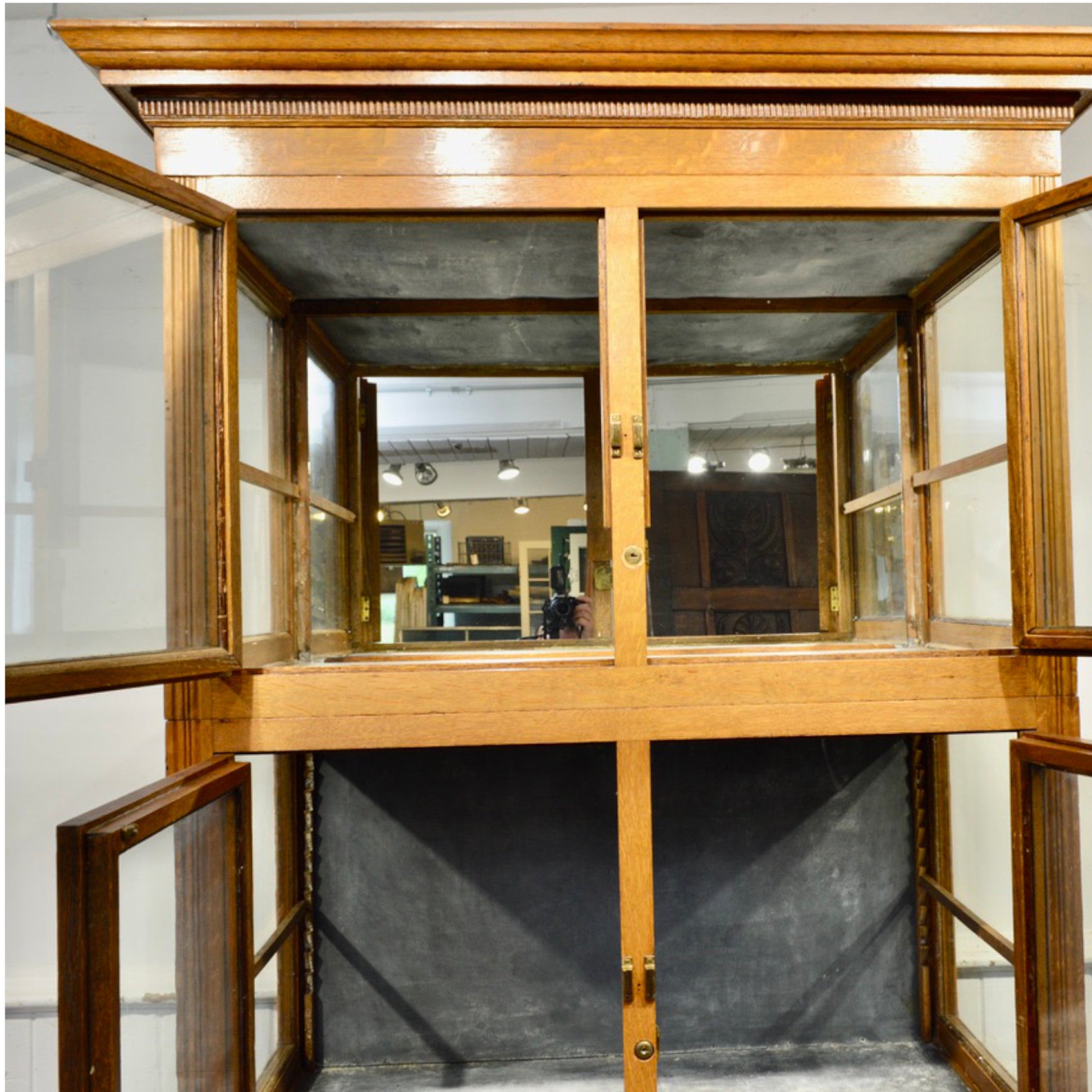 Early 20th Century Shop Humidor - Salvage-Garden