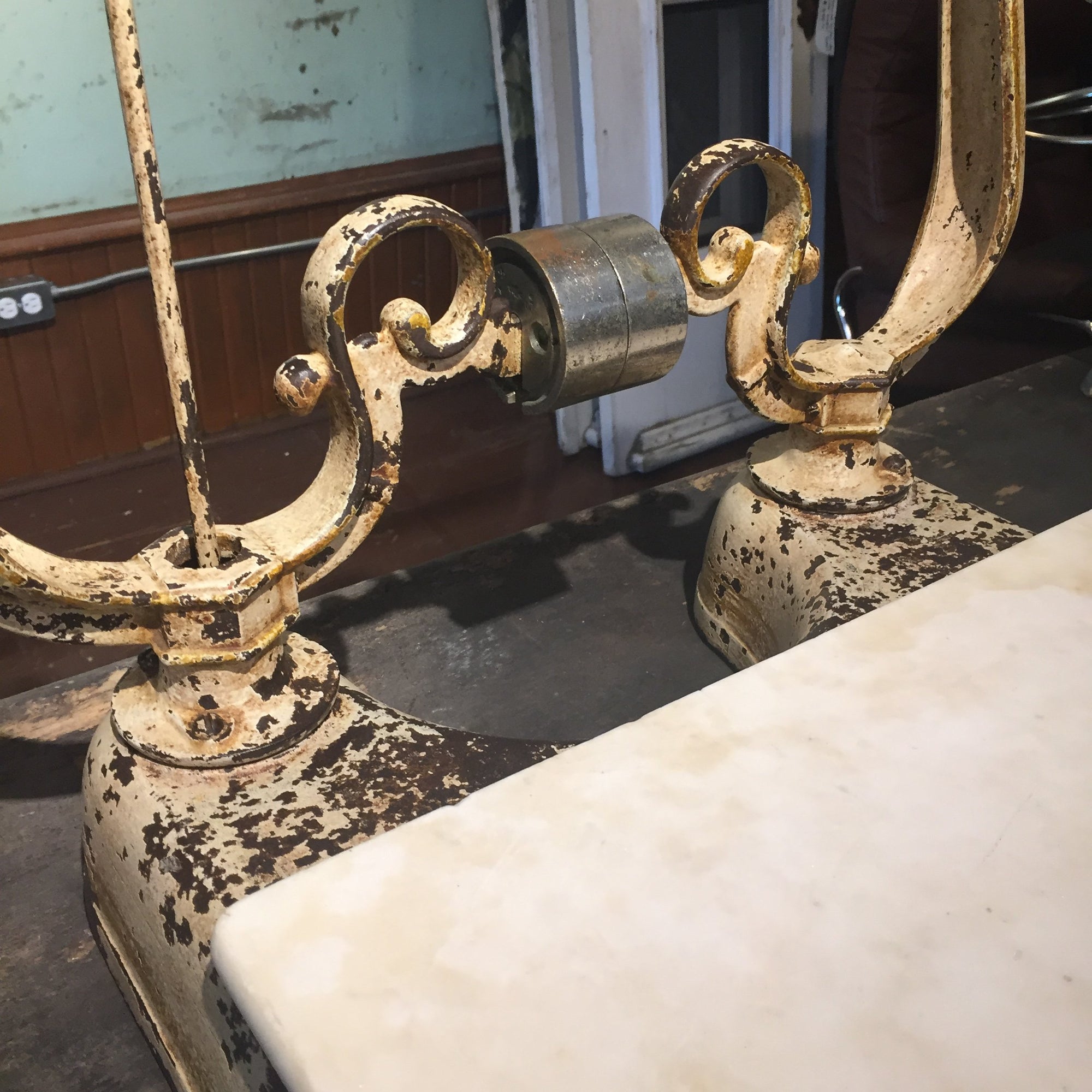 Fairbanks vintage retail scale Salvage-Garden