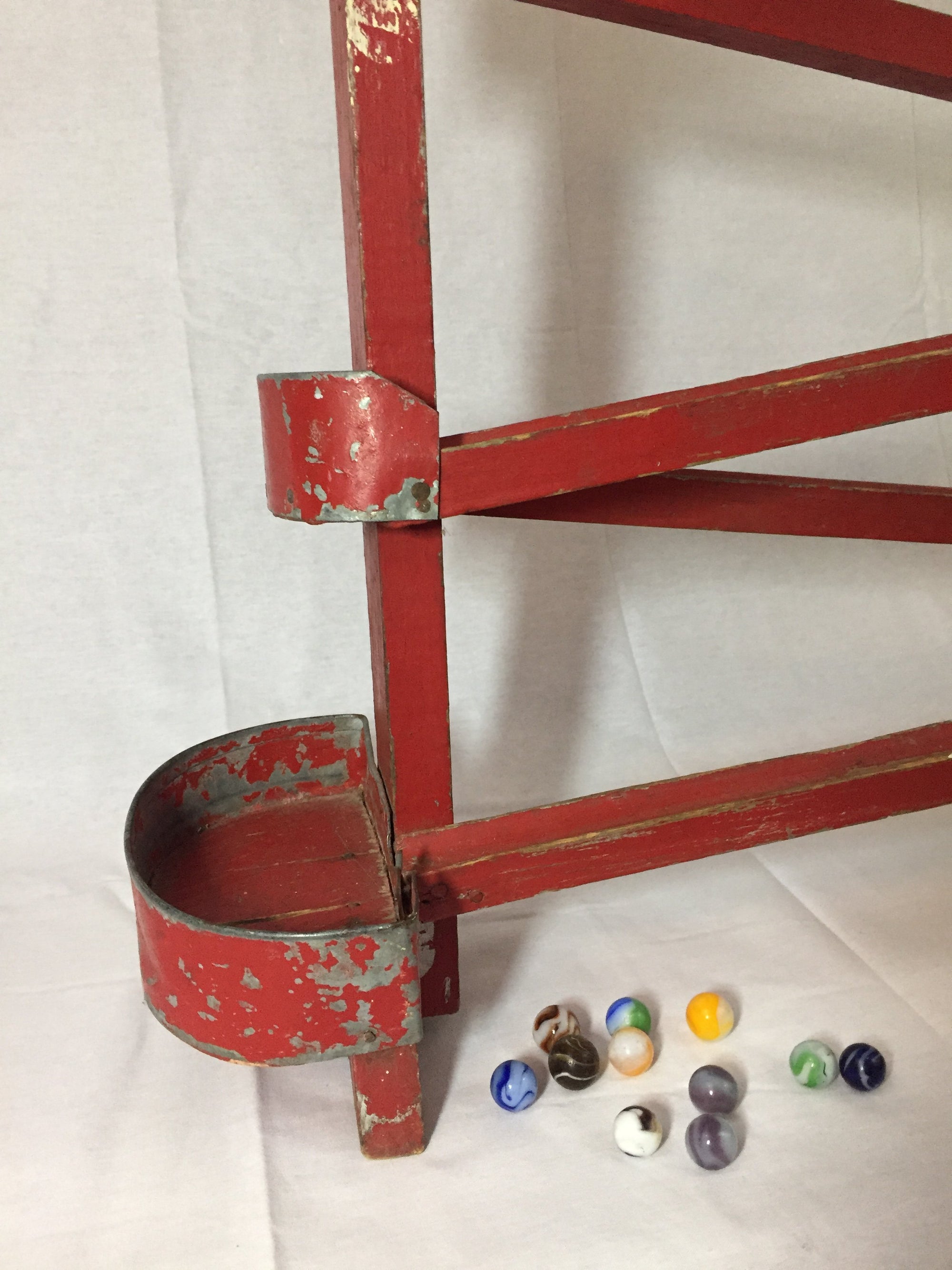 Folk Art Marble Run Salvage-Garden