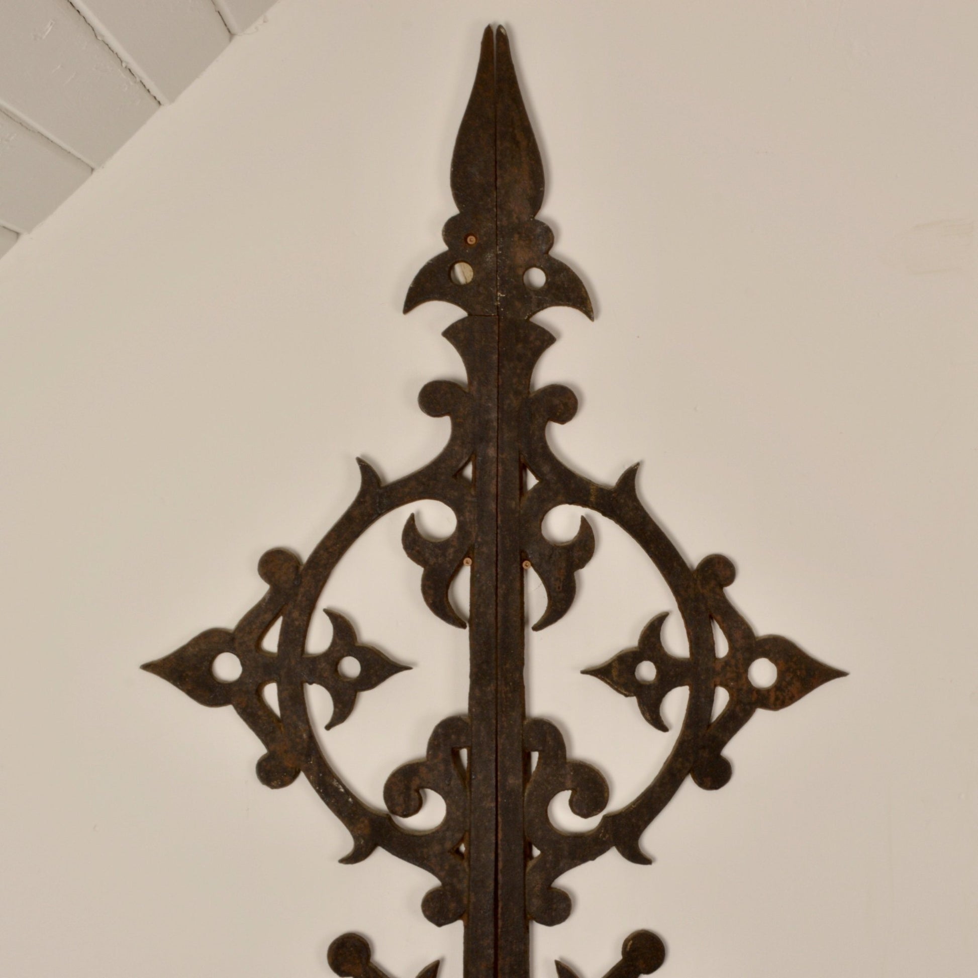Gothic Revival Cast Iron Cross - Salvage-Garden