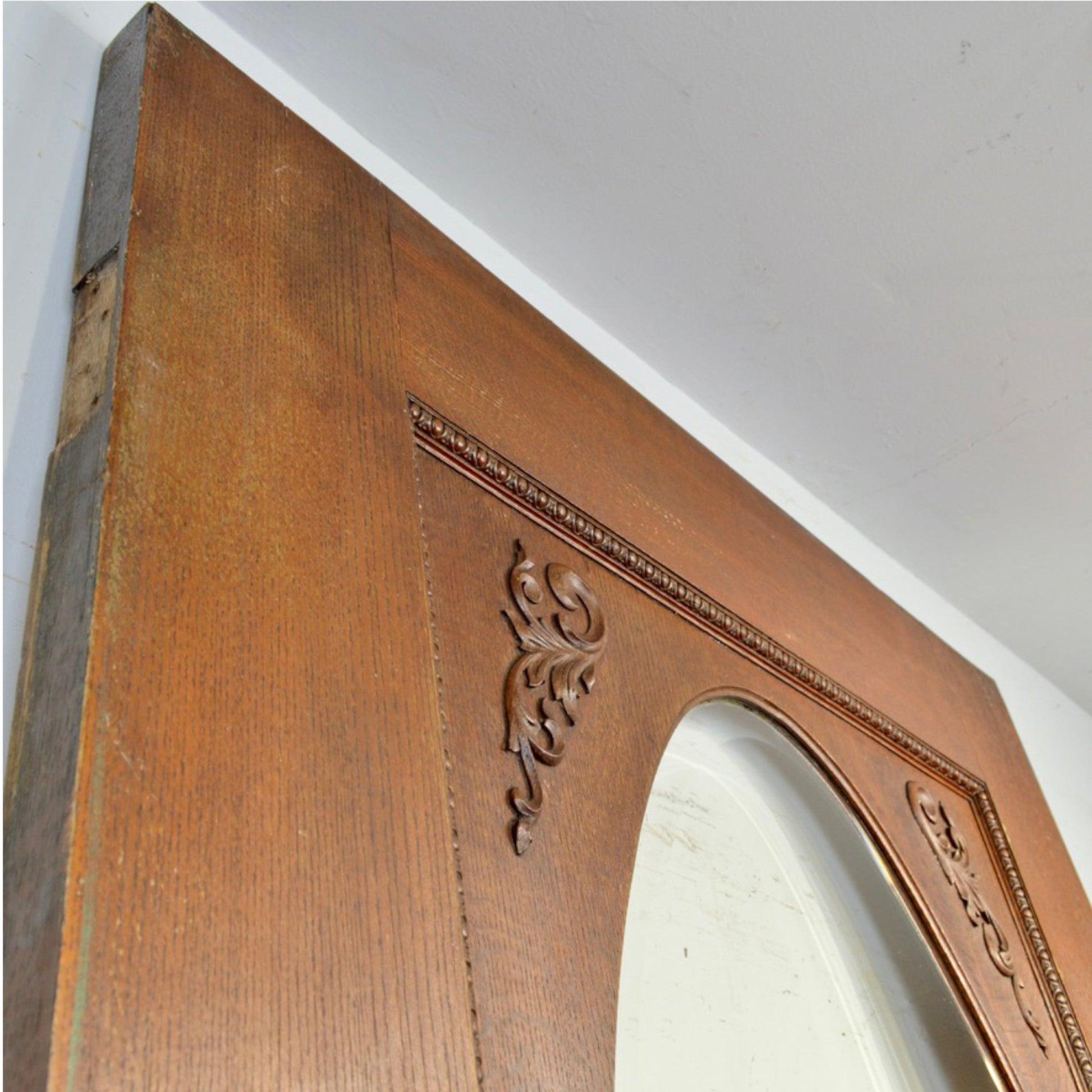 Grand Antique Entry Door - Salvage-Garden