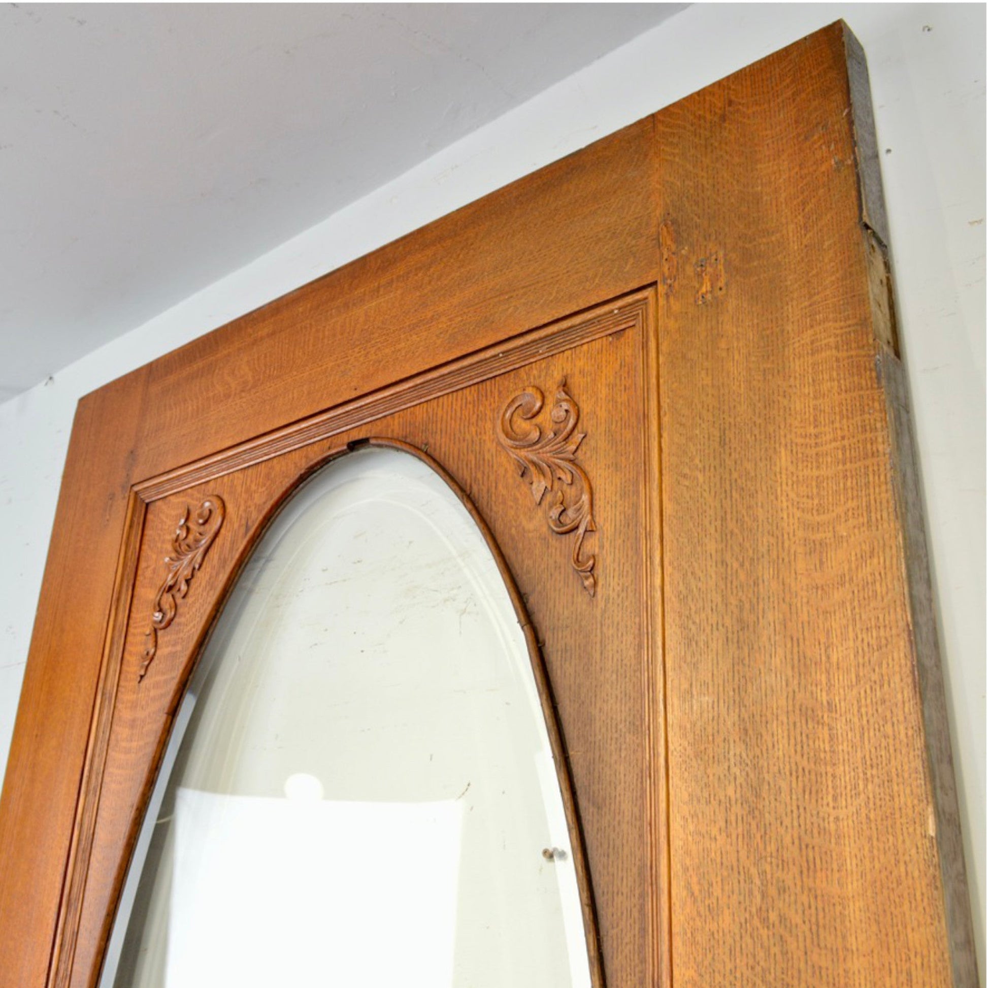 Grand Antique Entry Door - Salvage-Garden