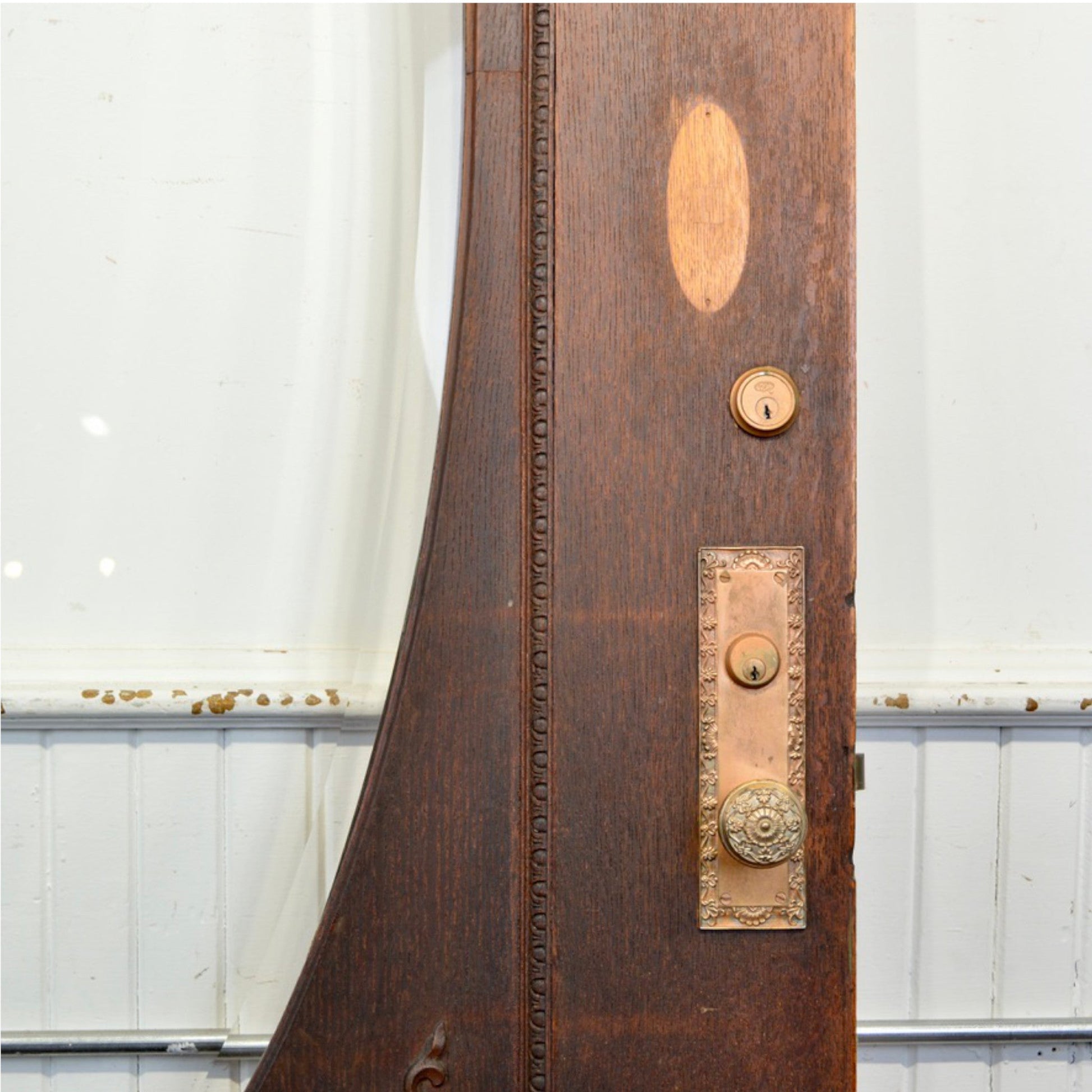 Grand Antique Entry Door - Salvage-Garden