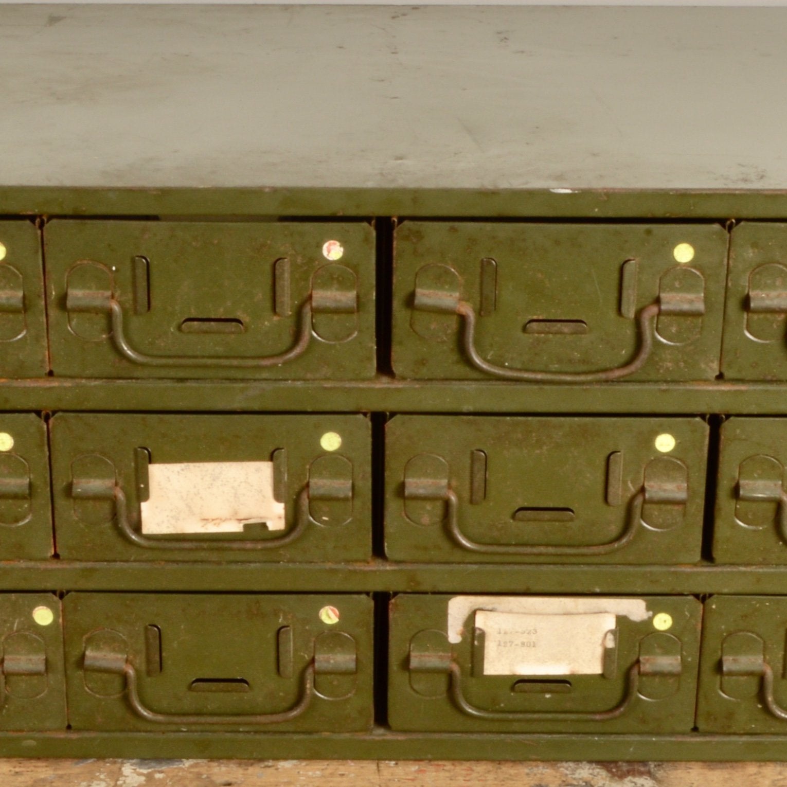 Industrial 18 Drawer Cabinet Salvage-Garden