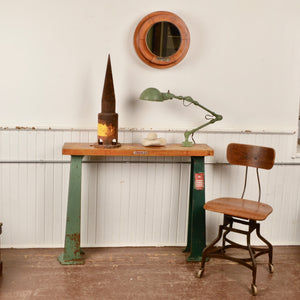Industrial Console Table Salvage-Garden