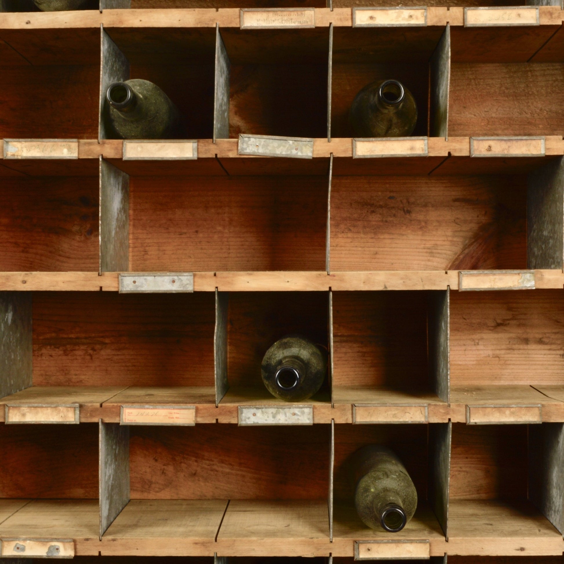 Industrial Pine Cubby Shelf - Salvage-Garden