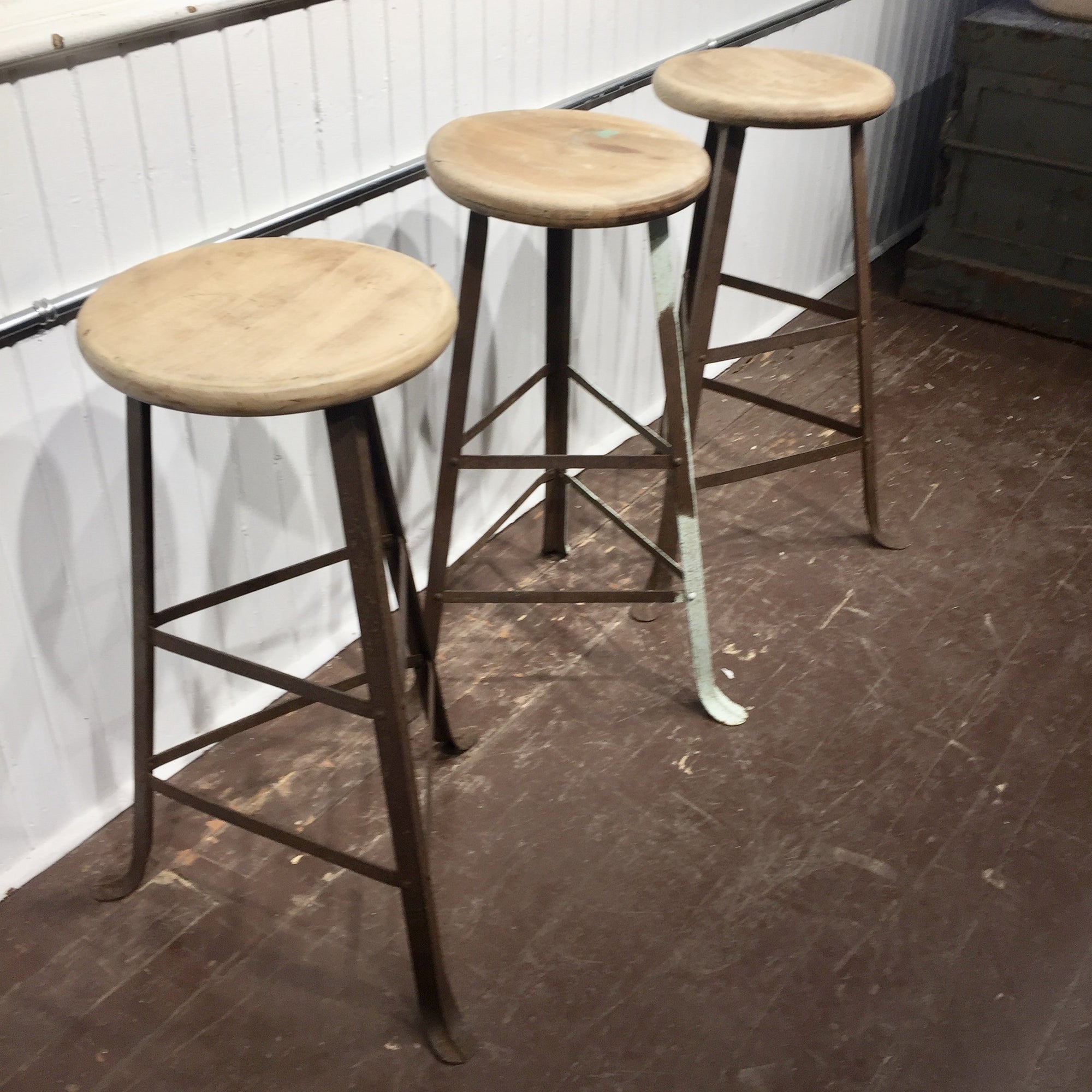 Industrial Stools by The Superior Way Salvage-Garden