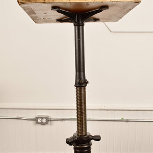 Karlo Cast Iron Adjustable Table Salvage-Garden