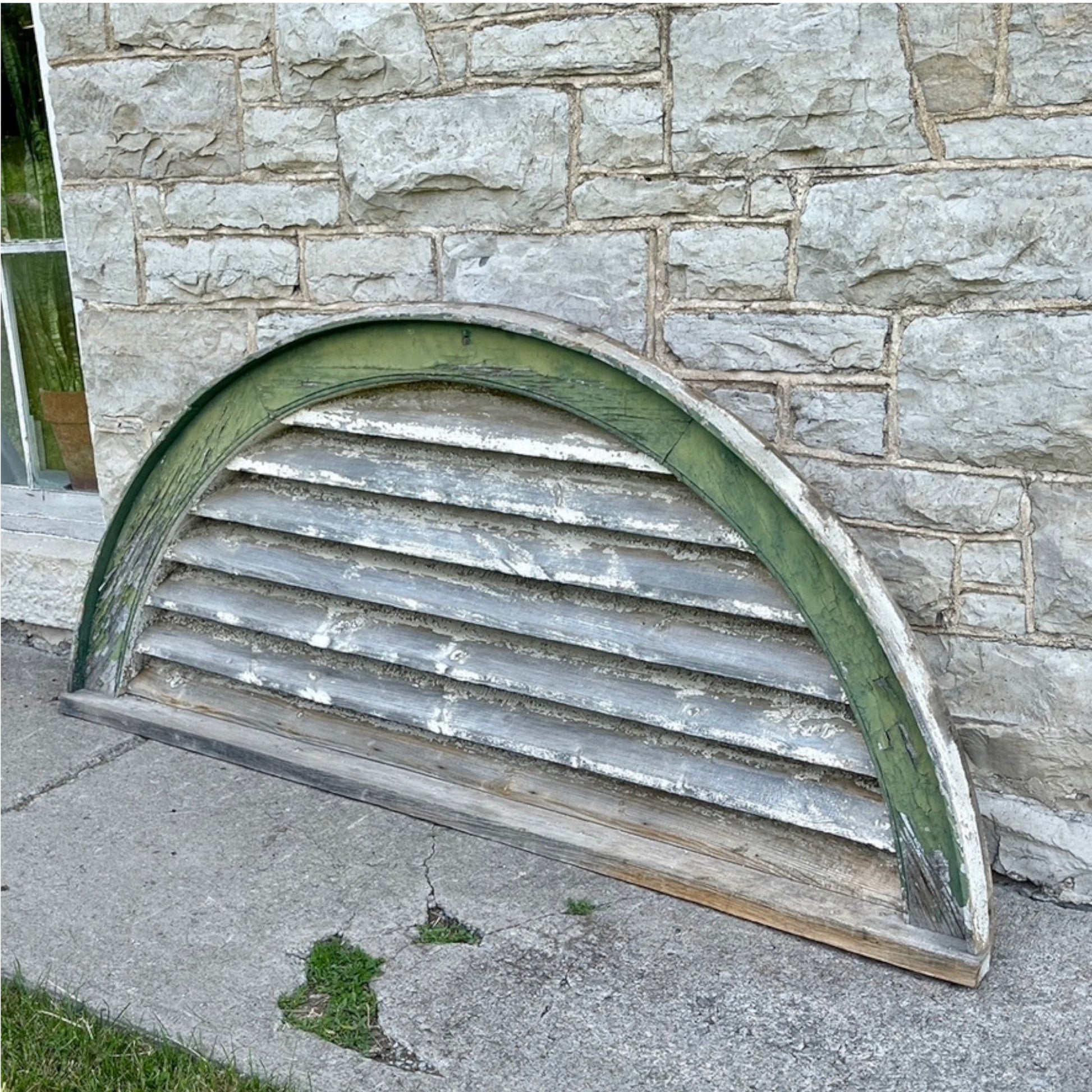 Large Antique Barn Vent - Salvage-Garden