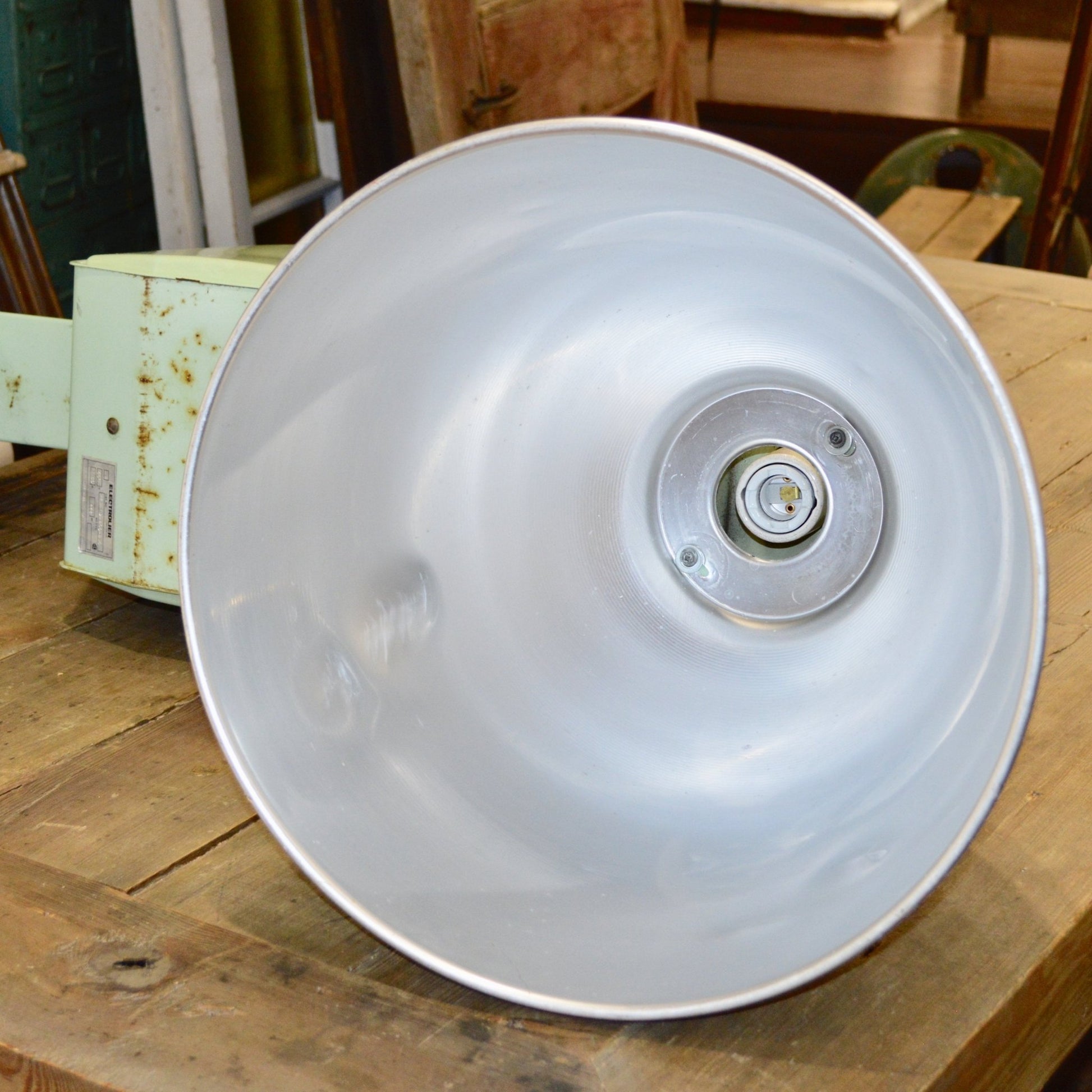 Large Double Pendant Industrial Lights - Salvage-Garden