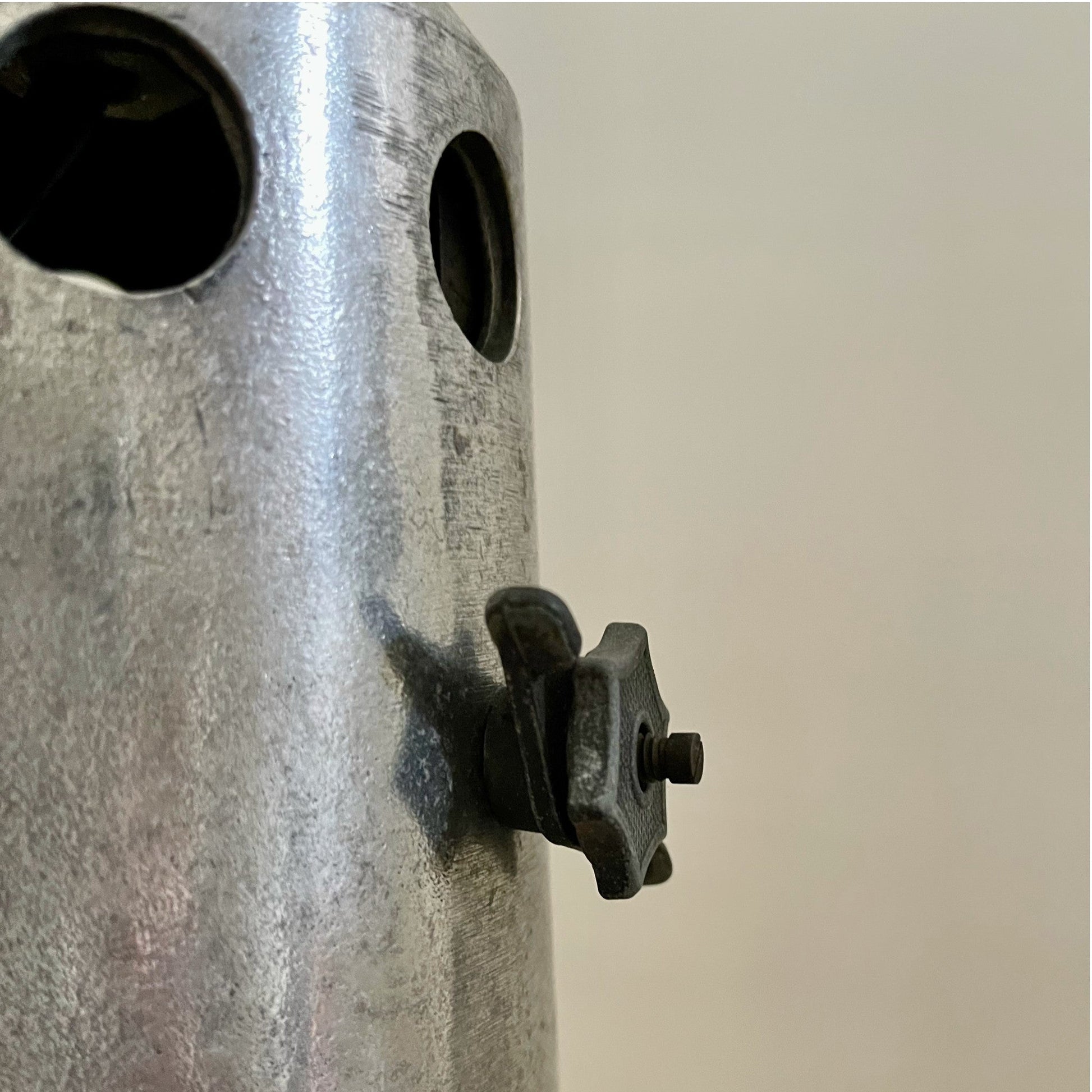 Large French Holophane Pendant Light - Salvage-Garden