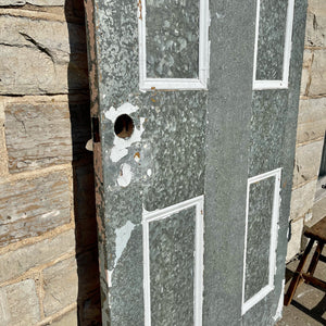 Large Industrial Metal Clad Door - Salvage-Garden