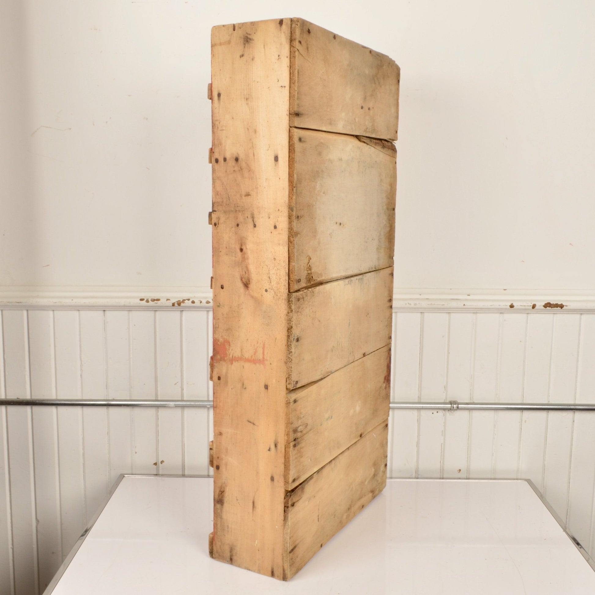 Late 19th Century Bolt Bin In Original Paint - Salvage-Garden