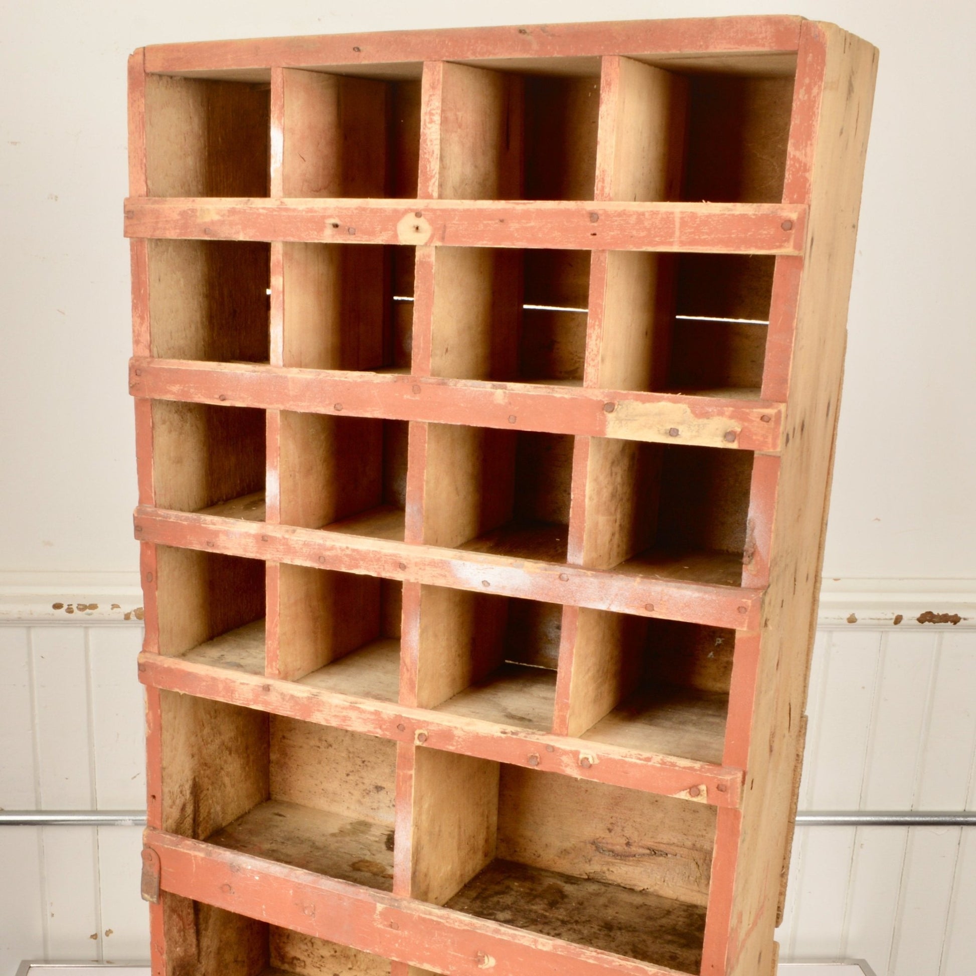 Late 19th Century Bolt Bin In Original Paint - Salvage-Garden