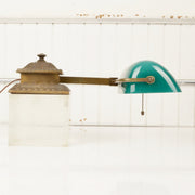 McFadden Emeralite Roll Top Desk Lamp - Salvage-Garden