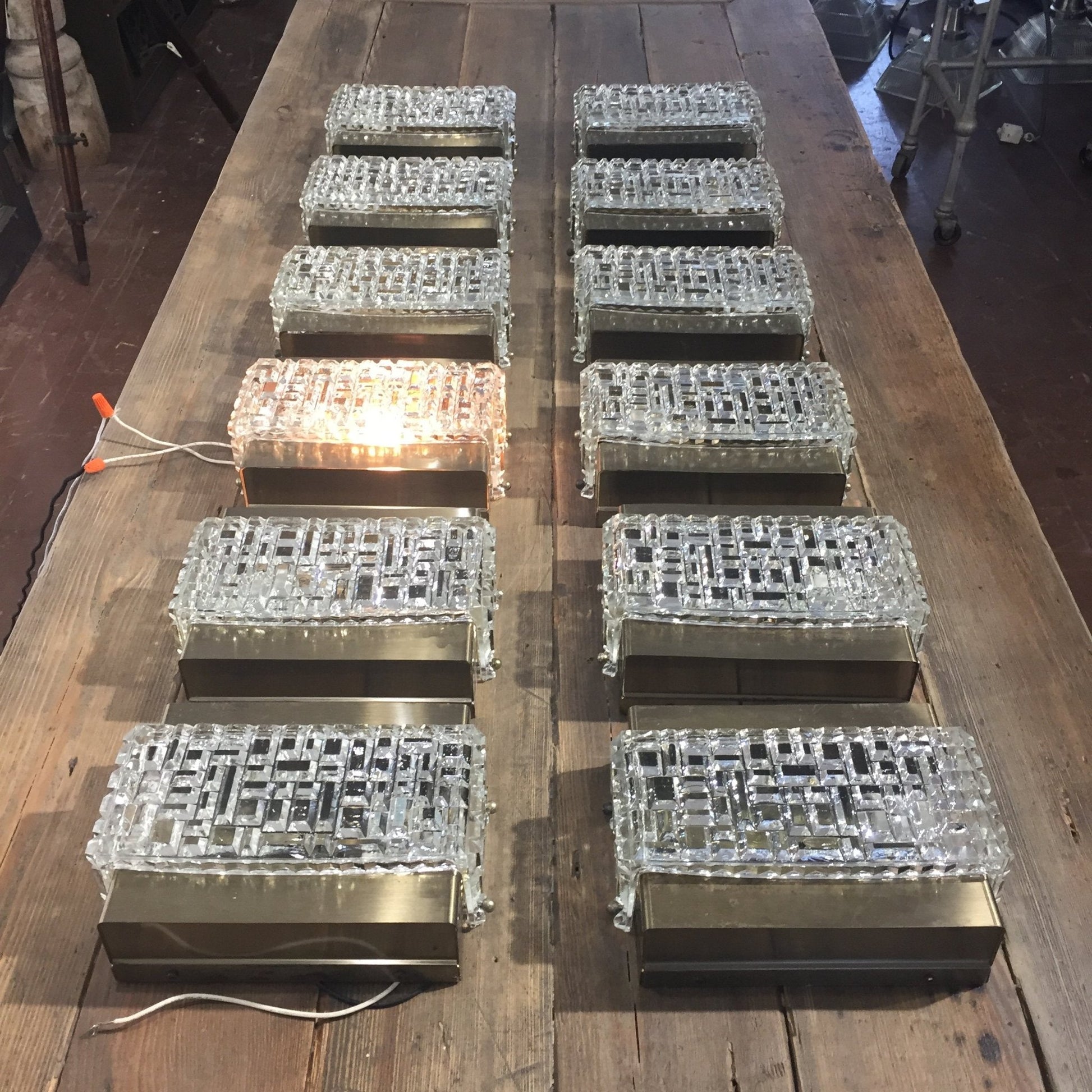 MCM Hotel Sconces - Salvage-Garden