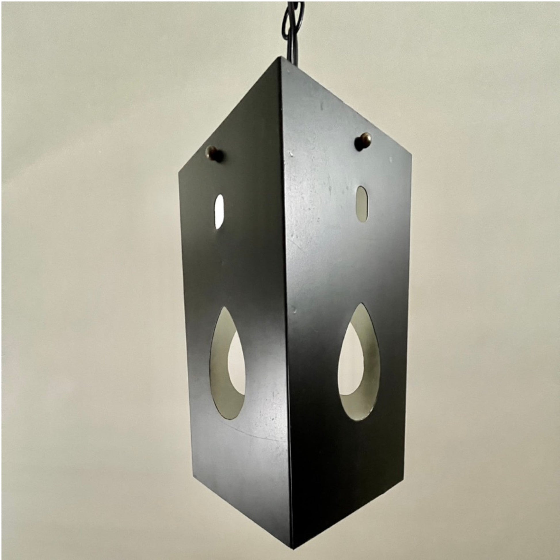 MCM Metal Pendant Light - Salvage-Garden