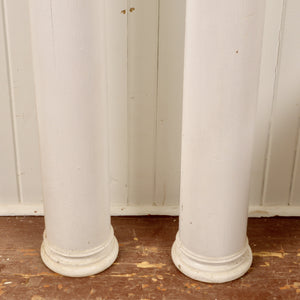 Oak Columns With Ionic Capitals Salvage-Garden