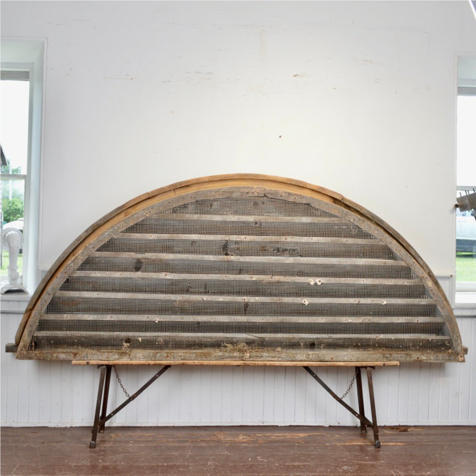 Oversized Antique Barn Vent - Salvage-Garden