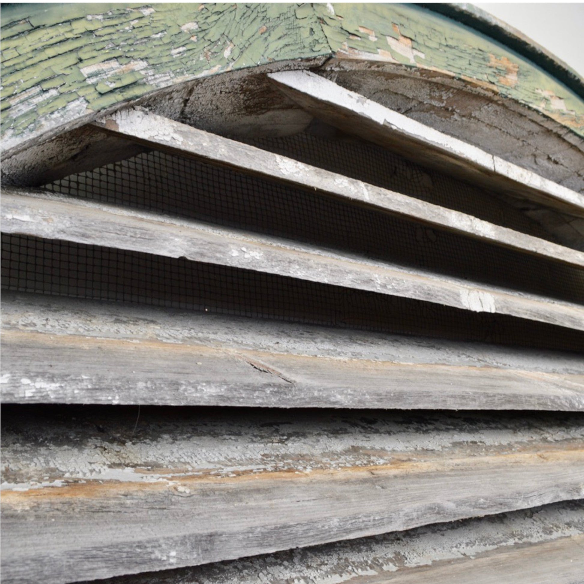 Oversized Antique Barn Vent - Salvage-Garden