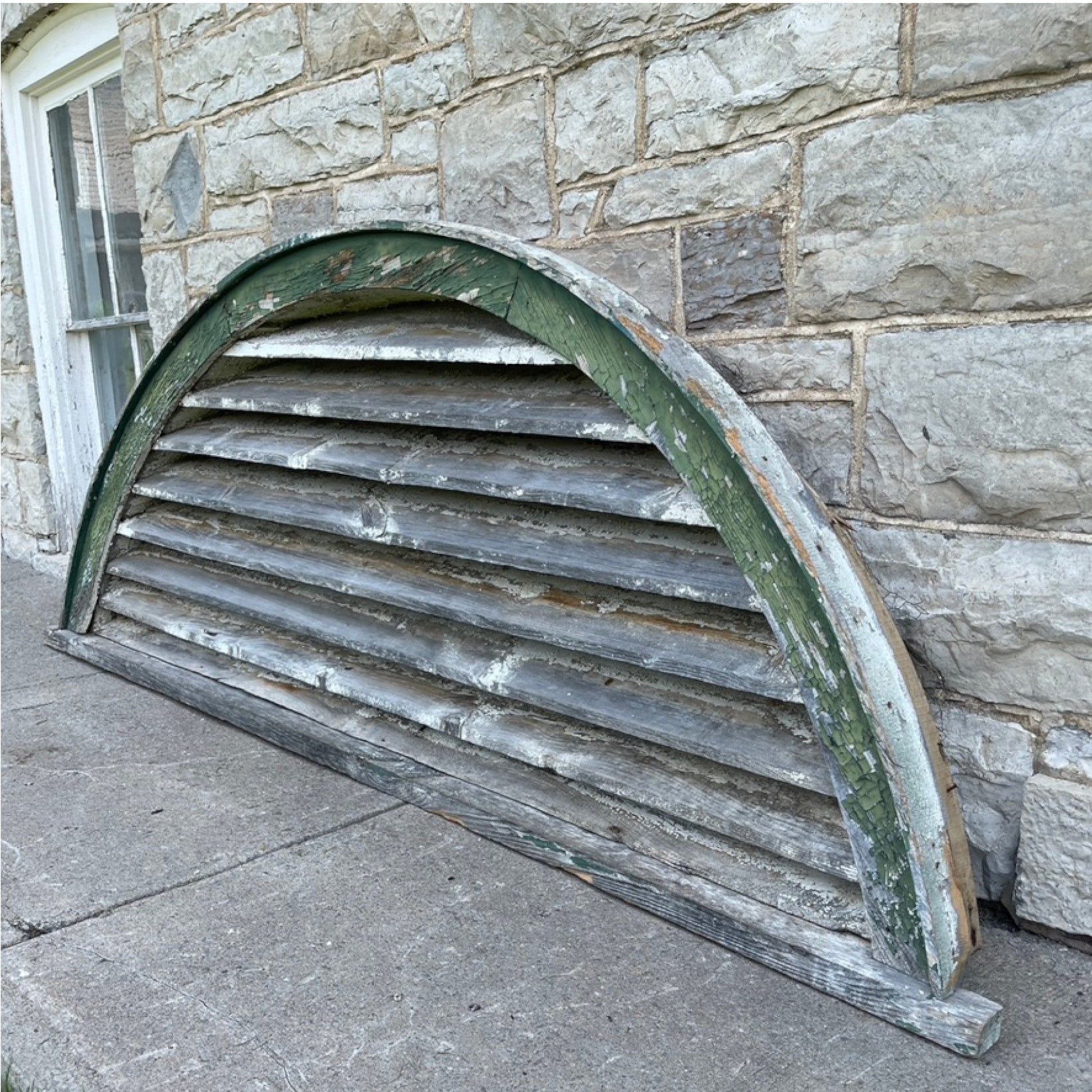 Oversized Antique Barn Vent - Salvage-Garden
