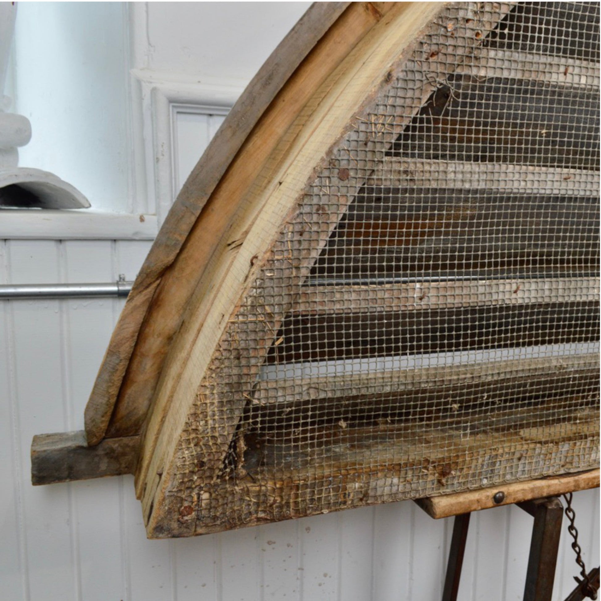 Oversized Antique Barn Vent - Salvage-Garden