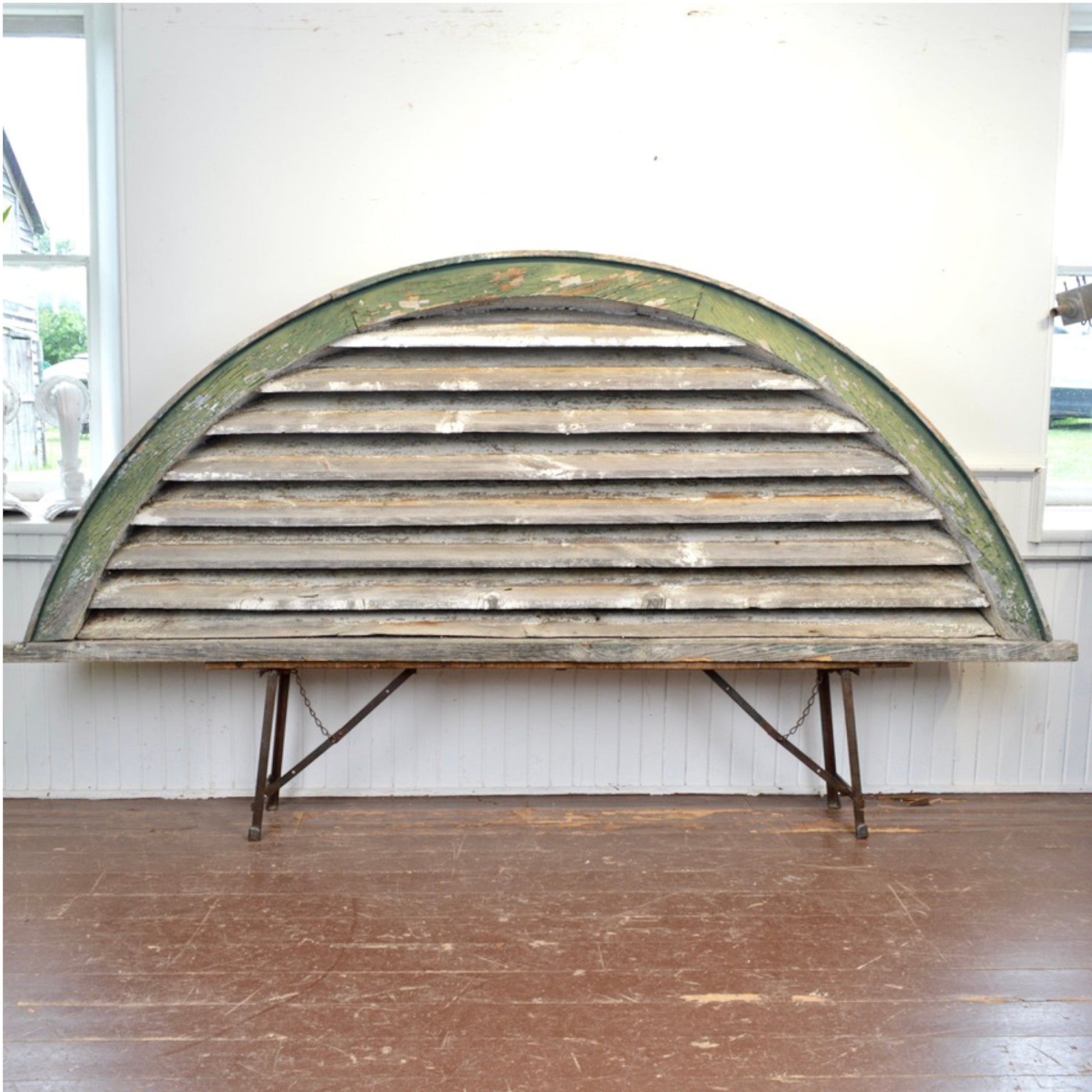 Oversized Antique Barn Vent - Salvage-Garden