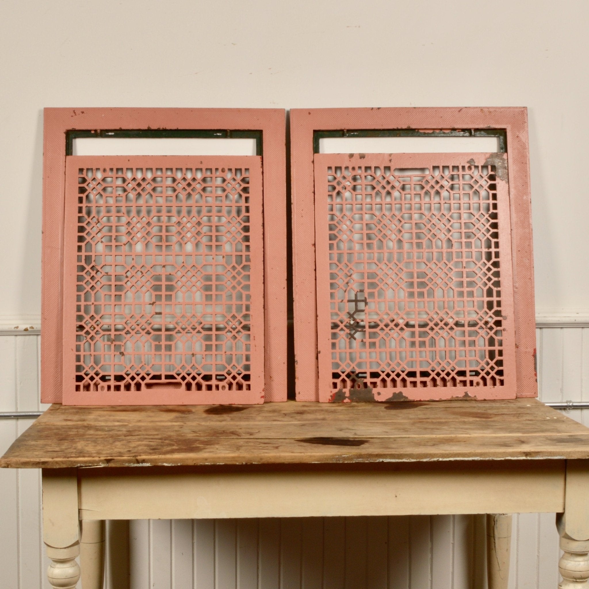 Oversized Antique Floor Grates - Salvage-Garden