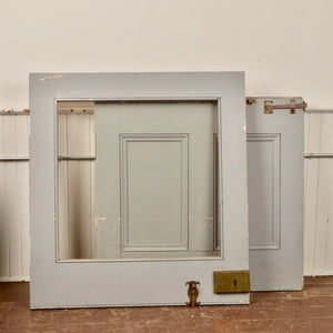 Oversized Dutch Door With Brass Hardware - Salvage-Garden