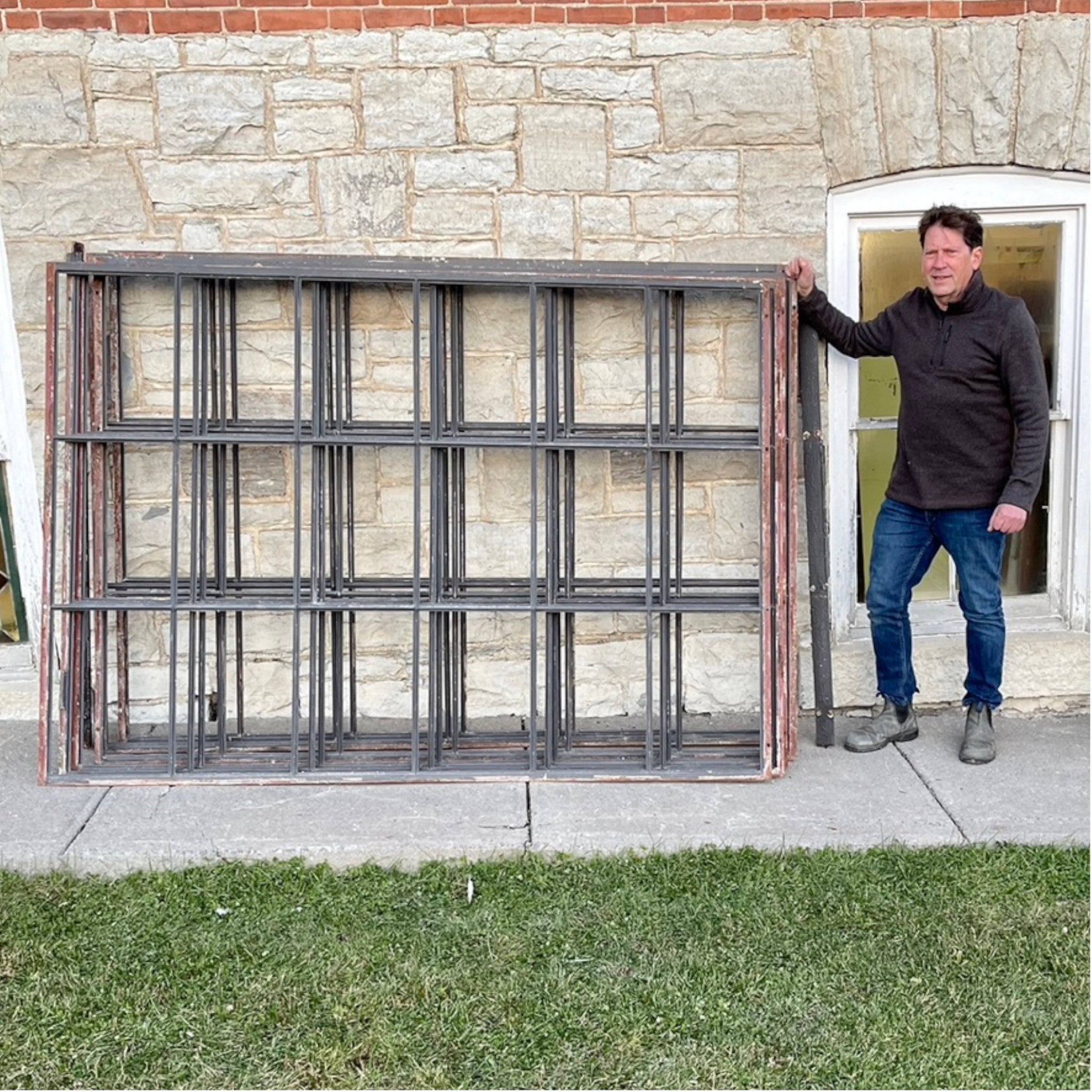 Paint Factory 18 Lite Steel Frame Windows - Salvage-Garden